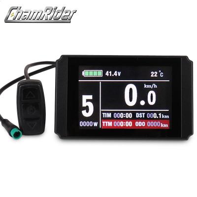 China Electirc Bike FreeShipping ebike 24V 36V 48V Show KT LCD8H Smart Control Panel Socket Waterppopf Electric Bicycle Parts Controller for sale