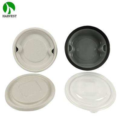 China Microwavable PP Polypropylene 7 Inch Plastic Round Microwave Reheatable Container for sale