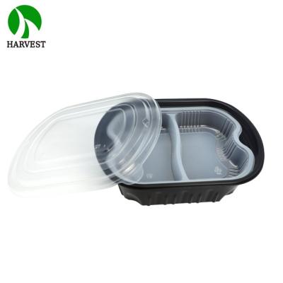 China Wholesale ready made Recyclabe pp plastic take out box for hot food for sale