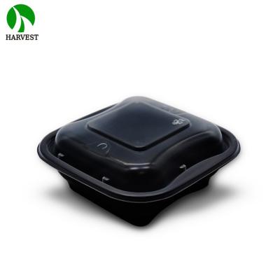 China Disposable High Quality PP 9 Inch Heat Resistance Microwavable Plastic Container for sale