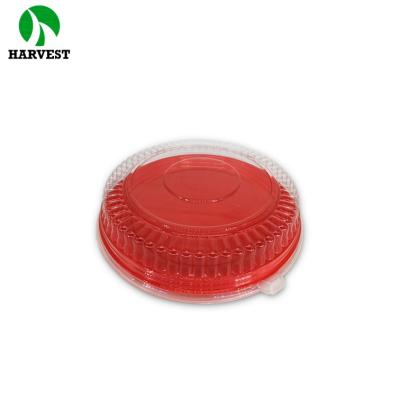 China Disposable Blister Cake Container Disposable Plastic Box With Dome Lid for sale