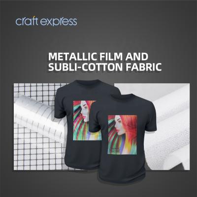 China Wholesale BestSub 19*28cm breathable and washable sublimation heat transfer printing fabric Subli direct to cotton material on T-shirts SBC1928 for sale