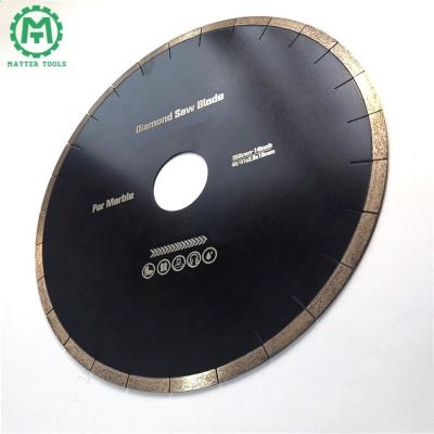 China . High Speed ​​Straight Smooth Edge Machines Power Electric Black Marble 10mm Segmented Cutting Blade 14 Inch for sale