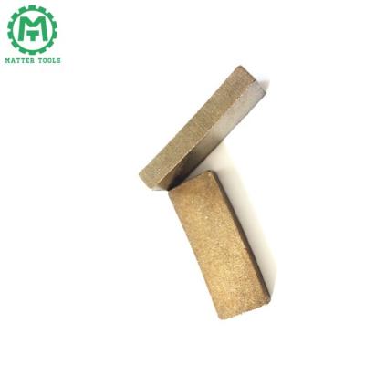 China Cutting Stable Quality Long Block Diamond Basalt Tooth Segment for sale