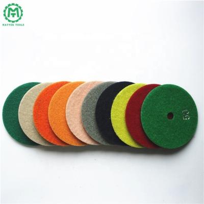 China High Quality High Efficiency 50#-3000# Diamond Polishing Pads Floor Polishing Pads for sale