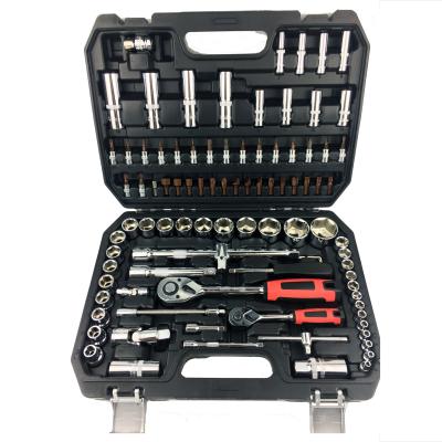 China Price New Heavy Duty Type Auto Repair Tools Set Of Socket Wrench And Ratchet Socket Set for sale