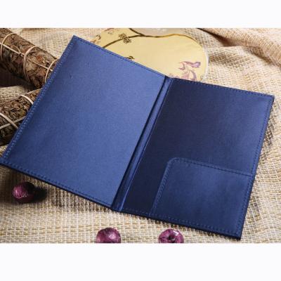 China Hot Stamping Logo High Grade Good Quality PU Leather Material Custom Menu Cover For Restaurant for sale