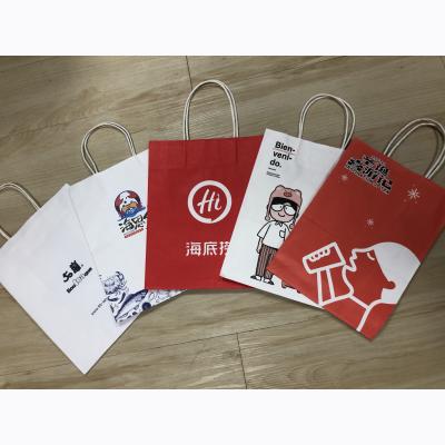 China Direct Recycled Biodegradable Materials Factory Sale Environmental And Unpolluted Materials Factory Sale Custom Shopping Paper Bags With Logos for sale