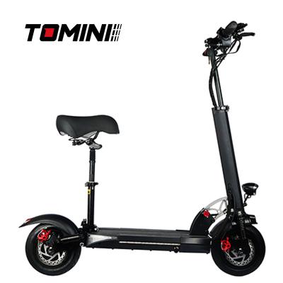 China Monopattino 1000W 1600W e-scooter 10 Inch Unisex Fat Tire 2 Wheels Adult High Speed ​​Electric Scooter With Seat for sale