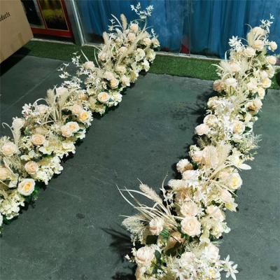 China Wedding Centerpieces Artificial Table Runner Flowers Wedding Centerpieces For Decoration for sale