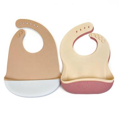 China 2020 custom logo water proof baby bibs silicone free wholesale bpa free wholesale baby bibs for sale