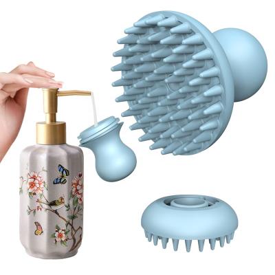 China Viable Pet Hair Remover Brush For Bath Silicone Pet Brush Easy Hair Remove Clean Grooming Brush for sale