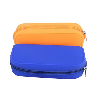 China Fashional promotion gift colorful silicone pencil case and pencil bag making price for sale