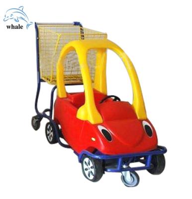 China Wholesale Supply Multi Wheel Supermarket Unfolding Kids Toy Car Shopping Trolleys Trolley for sale