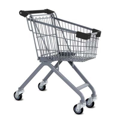 China Small Light Weight Shopping Cart Trolley For Kids With Swivel Rubber Wheels for sale