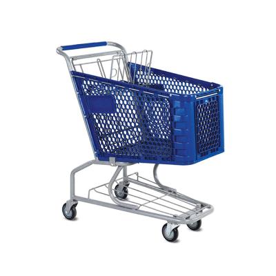 China Unveiling Hot Supermarket Plastic Shopping Trolley Trolley for sale