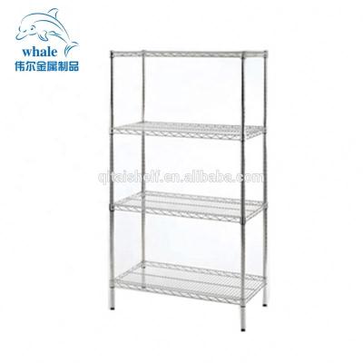 China Heavy Duty Kitchen Wire Shelving Single Sided Stainless Steel Metal Wire Shelving Shelving for sale