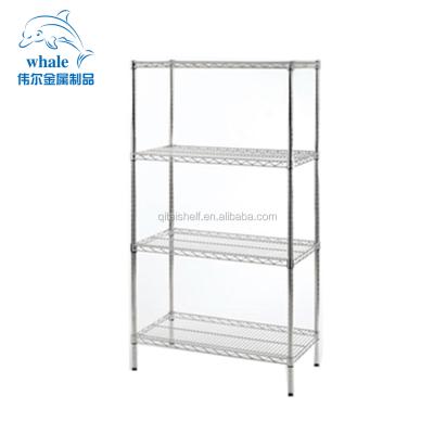 China Single Sided Stainless Steel Shelving Hospital Wire Shelving Heavy Duty Stainless Steel Kitchen Metal Shelving for sale