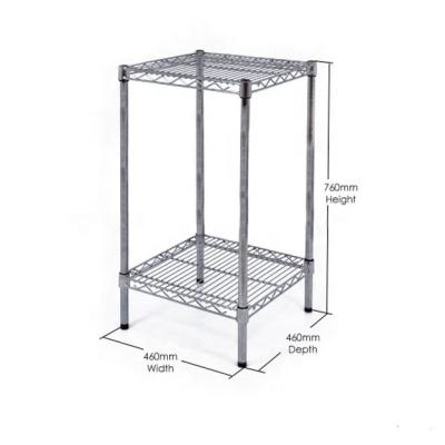 China Corrosion Protection Professional Made Supermarket Rack NSF&ISO Approved Kitchenware Chrome Storage Wire Shelving for sale