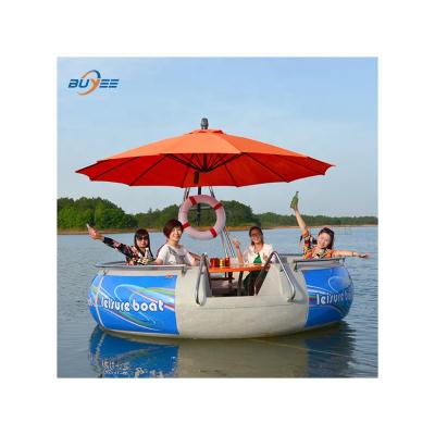 China Nice Luxury Factory BBQ Donut Motor Leisure BBQ Donut Boat Wholesale Electric Boat Sale For Sale for sale