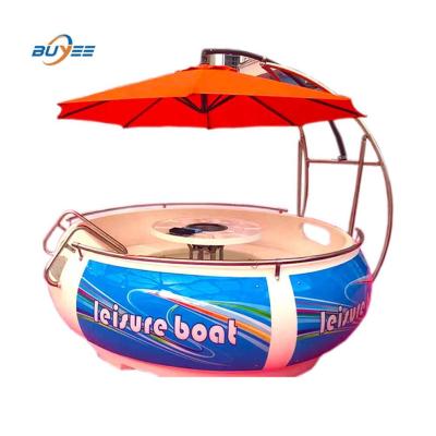 China Luxury Interesting Boats Best Selling 10-12 People Around BBQ Donut Boat BBQ Dining Boat For Sale for sale