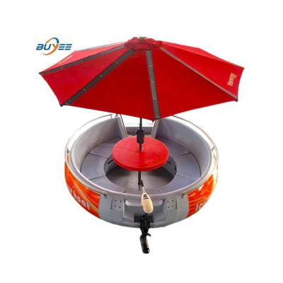 China Luxury Professional Production Boats Nice Restaurant Boat BBQ Leisure Donut Floating Boat for sale