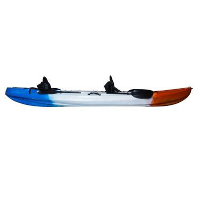 China Good quality new and luxury 2 person 3.1-4m LLDPE recreational kayak for ocean drift water for sale