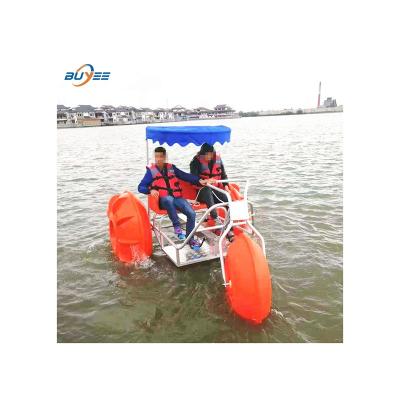 China 2022 Outdoor New Listing Water Tricycle Pedal Boat Bike Water Entertainment Equipment for sale