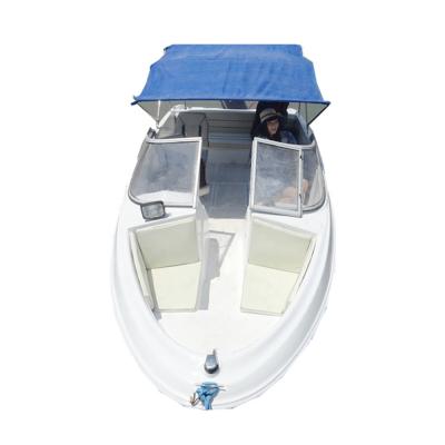 China Luxury Interesting Boats Direct Selling CE Drifting Commercial Fiberglass Catamaran Speed ​​Boat Inflatable Self Draining Function Lakes and Rivers for sale