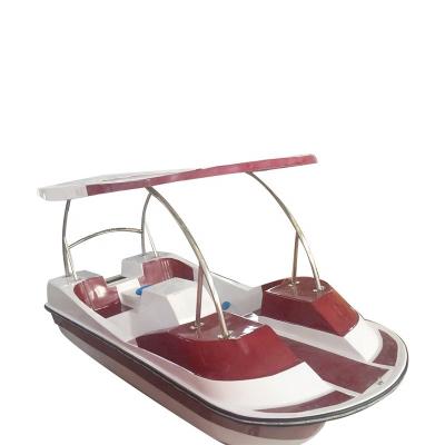 China Nice Luxury Boats Quality Guarantee CE Drifting Commercial Fiberglass Inflatable Water Boat Bike With Pedal Self-Draining Function Lakes And Rivers for sale