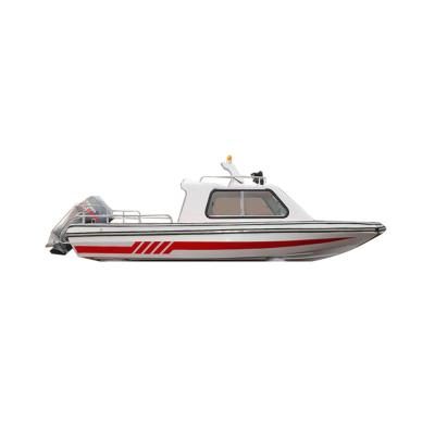 China Nice Good Quality Luxury CE Drifting Boats Fiberglass Bait Boats Self Draining Function Commercial Lakes and Rivers for sale