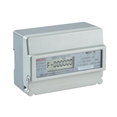 China Delixi brand 220V DTSU6606-1 three phase four wire electronic energy meters DTSU6606-1 for sale