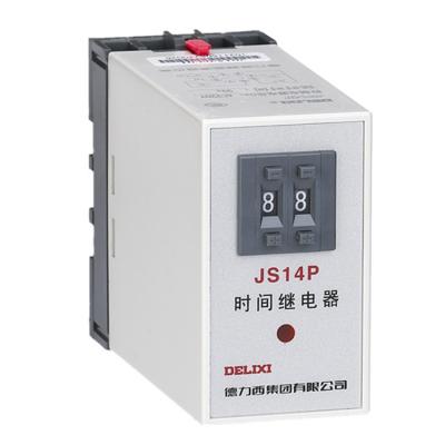 China Delixi Electrical Brand Sealed Strong Capacity Js14p Series Time Suppression Relay for sale