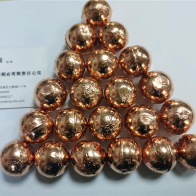 China Plate Electrowining Copper Anode Nugget Ball Billet Ingot Shot for sale