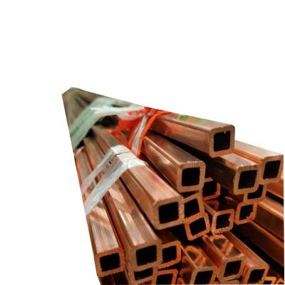 China Water tube factory direct sale copper tube mold R9m square copper tube price for sale