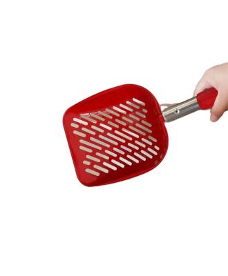 China Manufacturers sell dog poop shovel dog metal poop tool spoon sustainable pet poop cleaning shovel. for sale