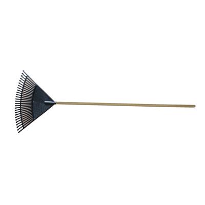 China Wholesale Custom Garden Work Yard Rake 27 Teeth PP Rake Cleaning Deciduous Head for sale