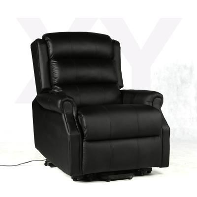 China Home Massage Furniture General Use PU Power Lift Recliner Modern Simple Relaxing Elder Leather Chair for sale