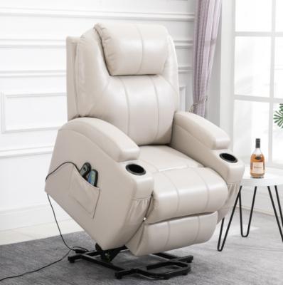 China Factory Adjustable Professional Salon Air (Height) Comfortable Leather With 8 Point Vibration Massage Lift Chairs for sale