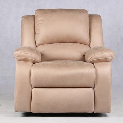 China Massage Factory Cheap European Style Home Theater Recliner Luxury Manual Sofa One Seater for sale