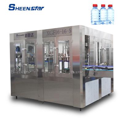 China Pure Beverage CE Small Scale Drinking Water Water Bottle Filling Machine Price for sale