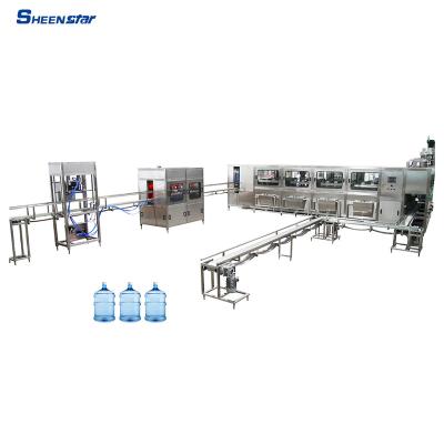 China High Quality Beverage Washing Water Beverage Filling 5 Gallon Bottling Capping Machine for sale