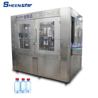 China Hot Sale 5000bph 500ml Beverage Small Plastic Bottle Mineral Water Making Filling Machine for sale