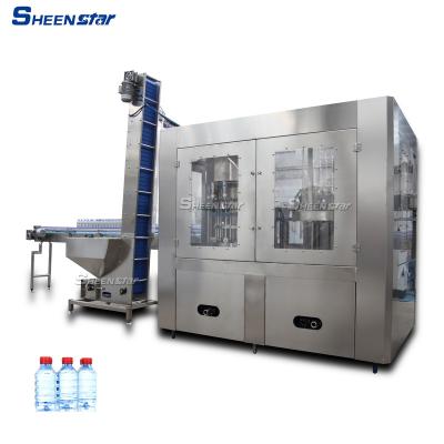 China Hot Sale 5000bph 500ml Beverage Plastic Bottle Water Making Filling Machine for sale