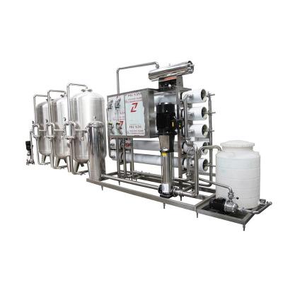 China Galss Fiber Shell 10T/H Industrial Water Treatment Plant Equipment With Reverse Osmosis Device for sale