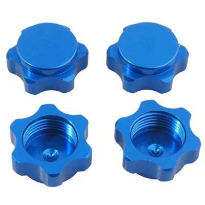 China Moer Aluminum Hub Anti-Stofkap Vervanging Stuks 17Mm Wiel Hex Accessory Voor HSP94762 94886 Metal Wiel 4 1/8 rc Auto Onderdelen for sale