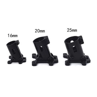 China Vehicles & Remote Control Toys 2PCS 16mm/20mm/25mm Landing Gear Mount Tripod Connnector Tube Fixed Seat 120 Degree Mount for RC Agriculture Factory UAV Drone for sale