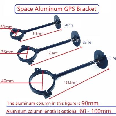 China Vehicles & RC Toys Drone GPS Bracket Remote Control Bracket Mount Suitable for 30mm/35mm/40mm Tube Black Agriculture Factory UAV for sale