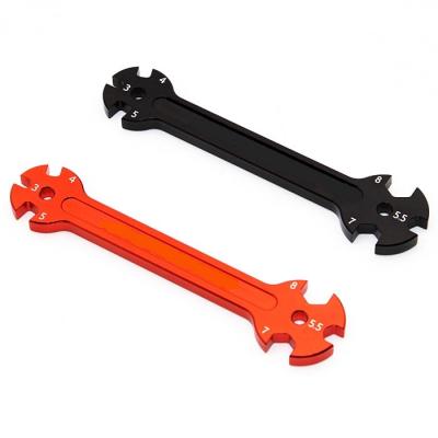 China Vehicles & Remote Control Toys Aluminum Universal Wrench Pry Nut Tool 3/4/5/5.5/7/8 Adjustable Openspanner for sale