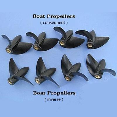 China Vehicles & Remote Control Toys 4Pcs M4(DST)/CCW(REVERSE) Nylon Two-Blade RC Boat Vane CW Paddle CW Copper Core 2-Blade Thruster For 4mm S Shafts for sale